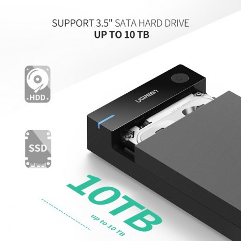 HDD BOX 3.5 inch Sata USB 3.0 Ugreen 50422