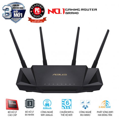 Router Wifi Mesh ASUS RT-AX58U