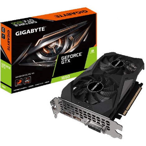 Card màn hình Gigabyte GeForce GTX 1650 D6 WINDFORCE OC 4G (GV-N1656WF2OC-4GD)