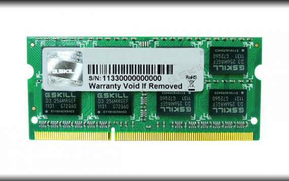 RAM Laptop G.Skill 8GB DDR3 Bus 1333Mhz F3-10666CL9S-8GBSQ