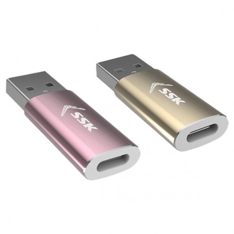Đầu đổi USB 3.0 sang Type-C SSK (SU3C003)