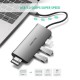 Bộ chuyển USB C to HDMI + VGA + USB 3.0 + LAN 1Gbps + Card Reader đa năng Ugreen 40873 (9 in 1)