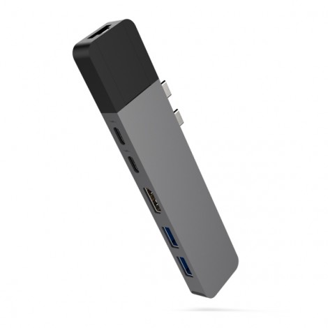 Hub USB-C Hyperdrive NET 6 in 2 GN28N màu ...