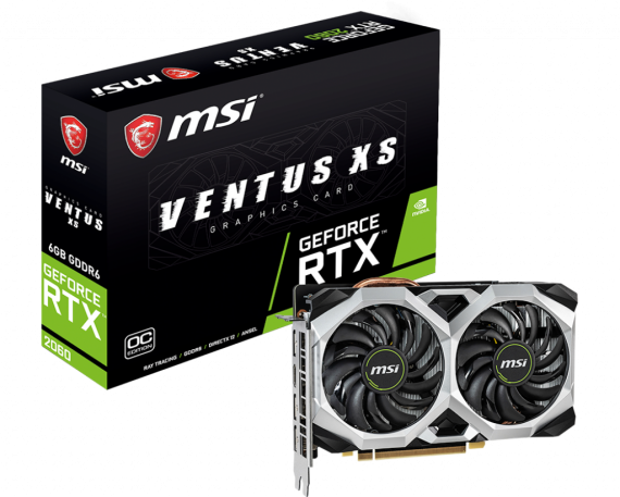 VGA MSI RTX 2060 VENTUS XS 6G OC