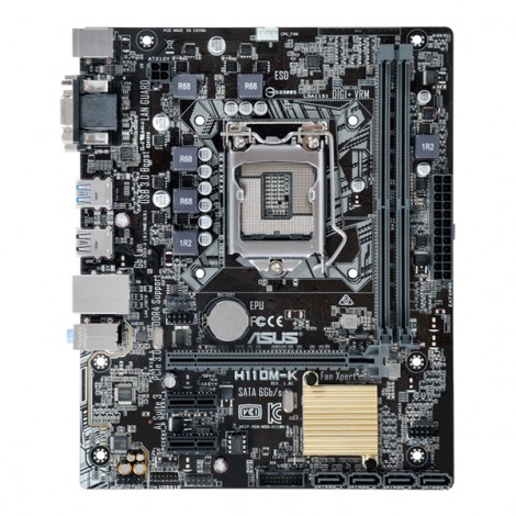 Mainboard Asus H110M-K (2 x DDR4/ 32GB/ Socket 1151/ Micro ATX)