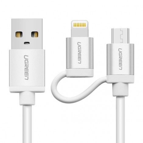 Cable USB sang 2 đầu Micro USB Ugreen 20749