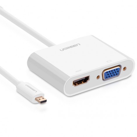 Cable chuyển Micro HDMI sang HDMI & VGA ...