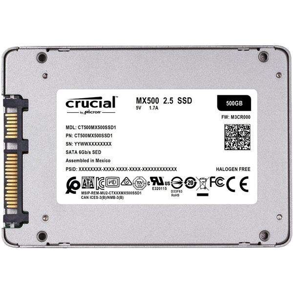 tương thích cả laptop và pc ssd crucial 500 gb
