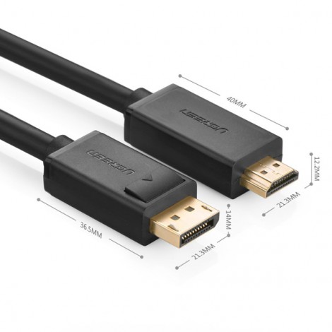 Cáp chuyển đổi Displayport sang HDMI dài 2m Ugreen 10202