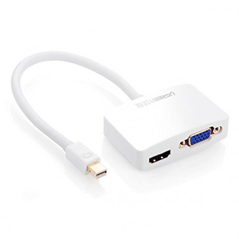 Bộ chuyển đổi Mini DisplayPort sang HDMI & VGA MD108 Ugreen 10427