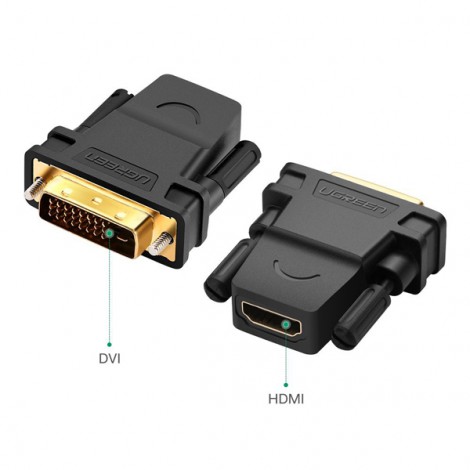 Đầu Chuyển Đổi HDMI Sang DVI Ugreen 20124