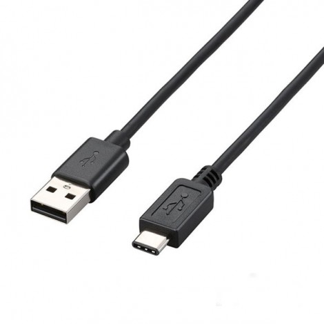 Dây cáp USB 2.0 đầu ra USB Type C Elecom U2C-AC10BK