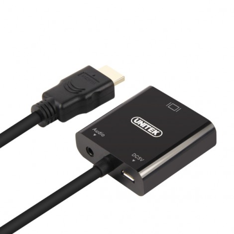 Cáp HDMI -> VGA + Audio Unitek (Y6333)