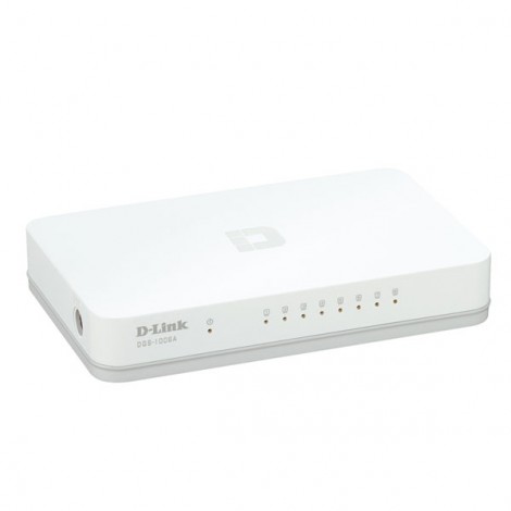 Switch D-Link DGS-1008A (8 port/ 10/100/1000 Mbps)