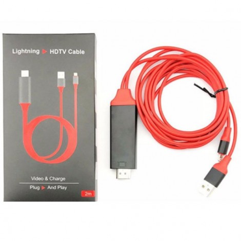 Cable Lightning sang HDTV Pisen kết nối điện thoại