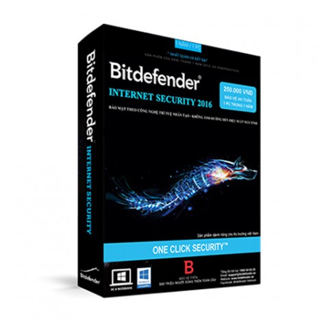 Phần mềm diệt virus Bitdefender Internet Security