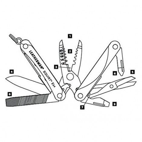 Leatherman SQUIRT ES4 831226