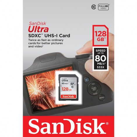 Thẻ nhớ 128GB SD Sandisk