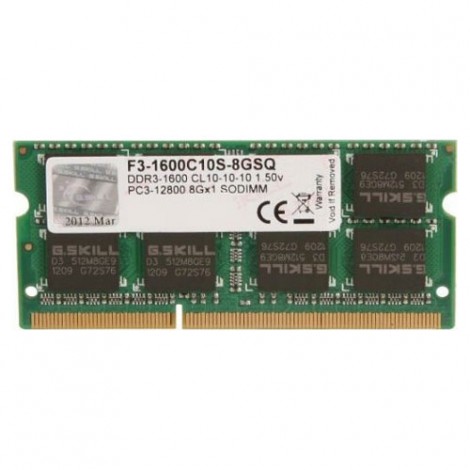 RAM Laptop G.Skill 8GB DDR3 Bus 1600Mhz F3-1600C11S-8GSQ