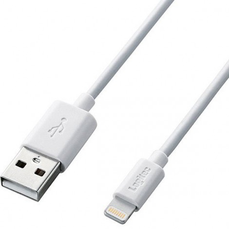 Cable USB sang Lightning Elecom LHC-UAL10WH-G