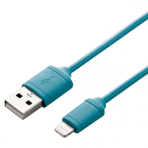 Cable USB sang Lightning Elecom LHC-UAL12CBU-G