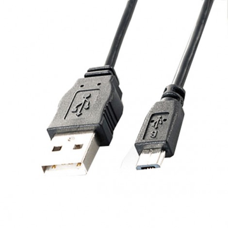 Cable Micro USB Elecom MPA-AMBCL12BK