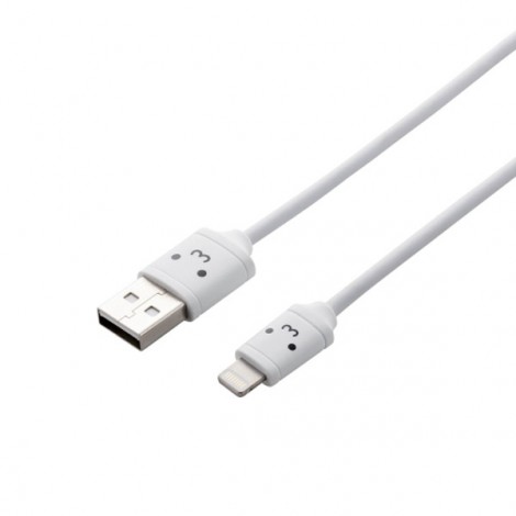 Cable USB sang Lightning Elecom LHC-UAL03CWH-G