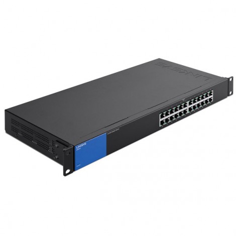 Switch Linksys LGS124 (24 cổng/ 10/100/1000 Mbps/ Unmanaged/ Vỏ thép)