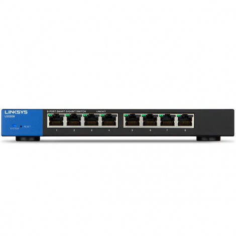 Switch Linksys LGS308 (8 port/ 10/100/1000 ...