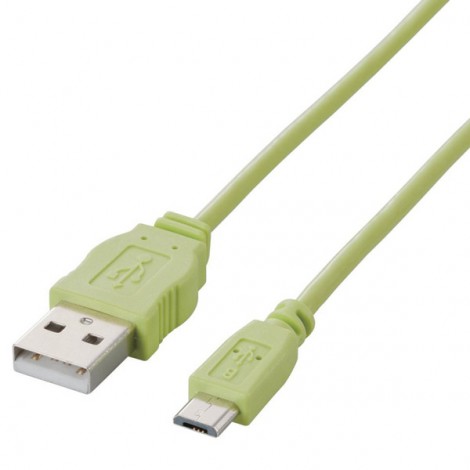 Cable Micro USB Elecom MPA-AMBCL12GN