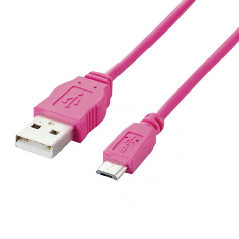 Cable Micro USB Elecom MPA-AMBCL12PN