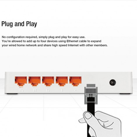 Switch Totolink S505G (5 port/ 10/100/1000 Mbps)