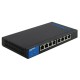 Switch Linksys LGS308 (8 port/ 10/100/1000 Mbps/ Managed)