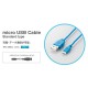 Cable Micro USB Elecom MPA-AMBCL12BU