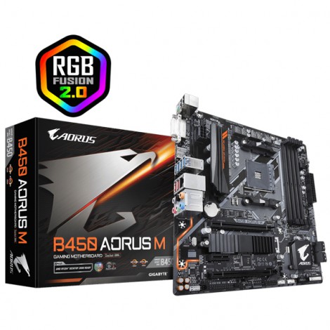 Mainboard Gigabyte B450AORUS-M