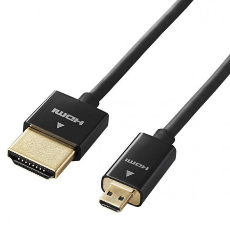 Cable HDMI Elecom DH-HD14SSU20BK