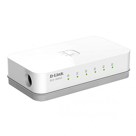 Switch D-Link DES-1005C (5 port/ 10/100 Mbps)