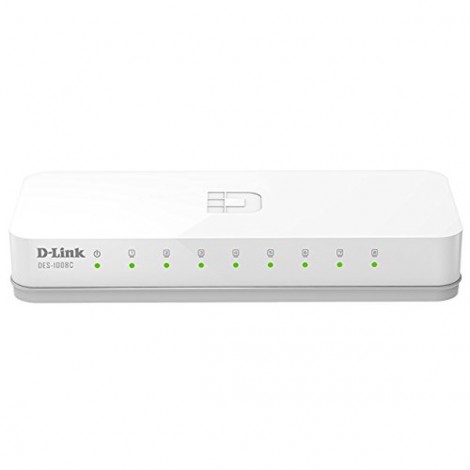 Switch D-Link DES-1008C (8 port/ 10/100 Mbps/ Unmanaged)