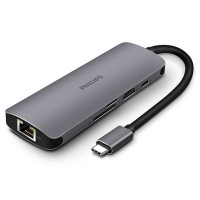 Hub Type C 3.1->USB3.0*3 +HDMI +SD+RJ45 + Type-C Philips ...