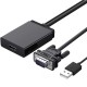 Cable Chuyển VGA sang HDMI + Audio 3.5mm Ugreen 60814