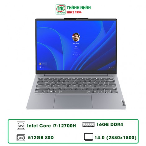 Laptop Lenovo ThinkBook 14 G4+ IAP 21CX001TVN (i7 12700H/ Ram 16GDR5/ SSD 512/ RTX2050 4GR6/ Windows 11)