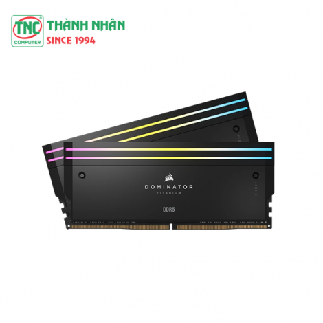 Ram Desktop Corsair Dominator Titanium RGB Led 32GB DDR5 Bus 6000MT/s CMP32GX5M2B6000C30