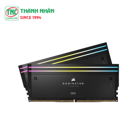 Ram Desktop Corsair Dominator Titanium RGB Led 32GB DDR5 Bus 7200MT/s CMP32GX5M2X7200C34