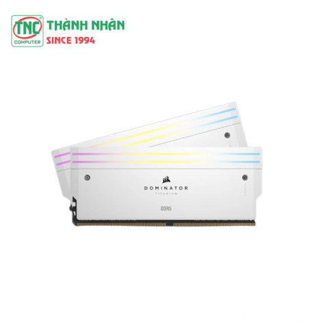 Ram Desktop Corsair Dominator Titanium RGB Led 32GB DDR5 Bus 7200MT/s CMP32GX5M2X7200C34W