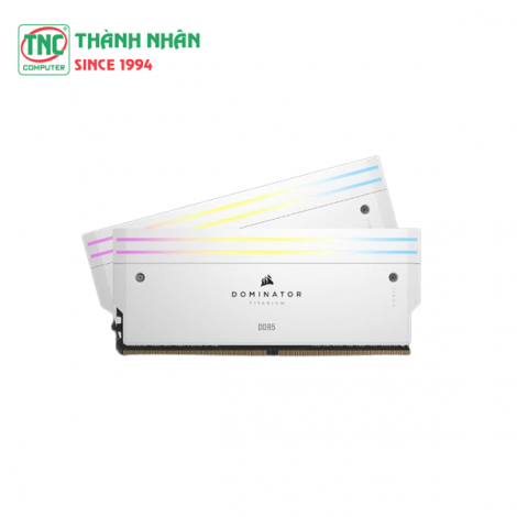 Ram Desktop Corsair Dominator Titanium RGB Led 64GB DDR5 Bus 6000MT/s CMP64GX5M2B6000C30W