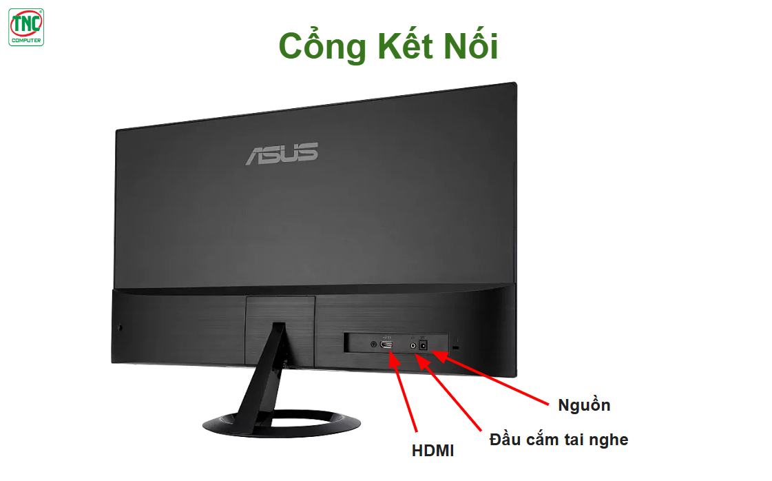 Cổng kết nối màn hình LCD ASUS VZ24EHF