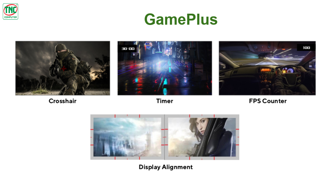 Công Nghệ Game Plus, Tích Hợp Crosshair, Timer