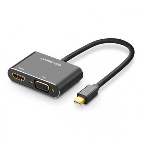 Cable Mini DisplayPort sang HDMI & VGA Ugreen 40365 dài 25cm