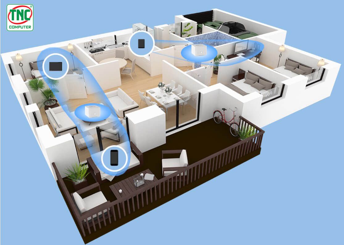 Router Wifi Mesh Totolink T6-V3 (2 pack) sở hữu công nghệ Beamforming