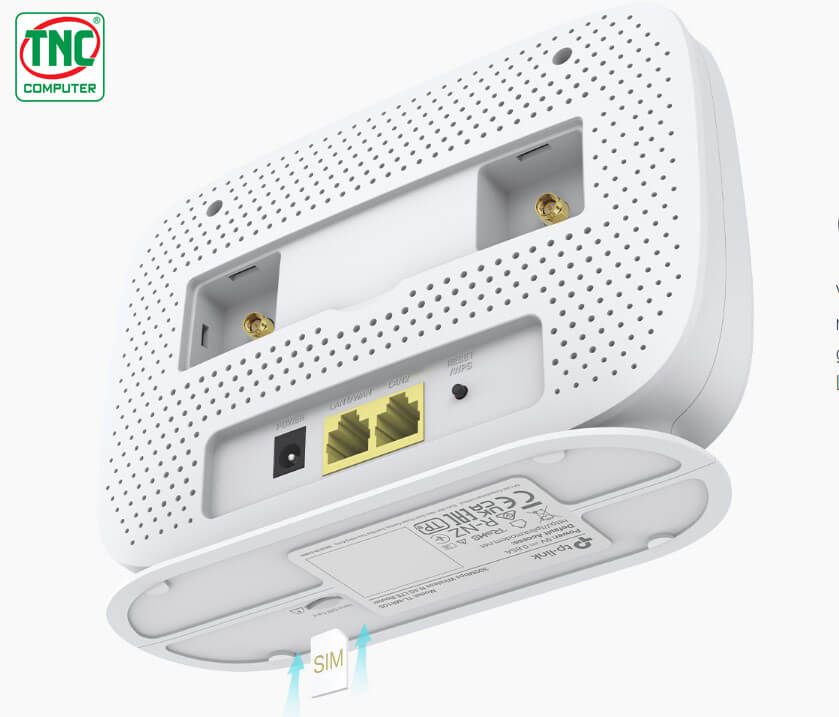 Router N 4G LTE TP-Link TL-MR105 (300 Mbps/ Wifi 4/ 2.4GHz)	